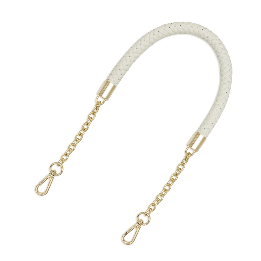 60cm Pu Leather Metal Chain For Shoulder Bags Handbag Buckle Handle DIY Belt For Bag Strap Accessories handle Bag Band