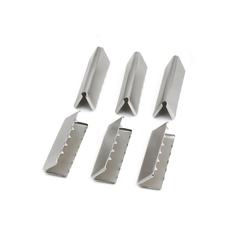 Rectangular Metal Strap Tail Clip Buckle Cord End Diy Clothing Tail Clip Belt End Tips Belt Accessories