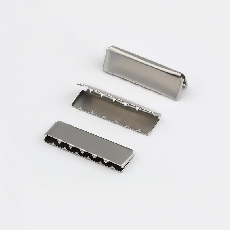Rectangular Metal Strap Tail Clip Buckle Cord End Diy Clothing Tail Clip Belt End Tips Belt Accessories