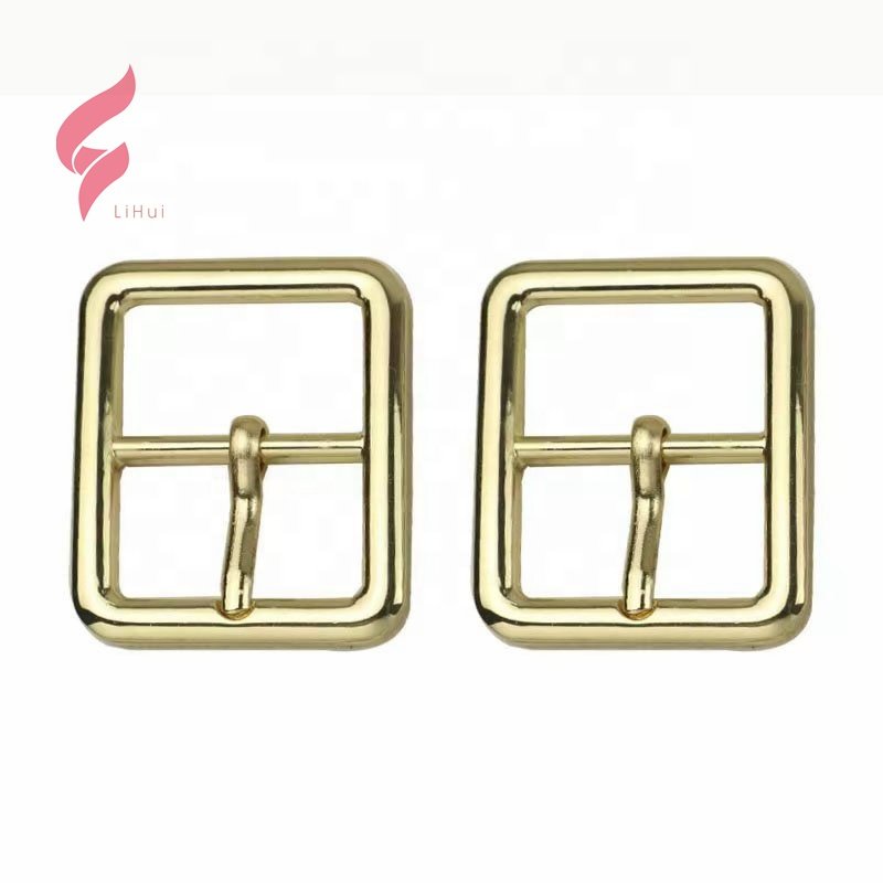 Lihui Fashion custom 25mm gold nickle Swivel metal pin Belt Buckle for backpack