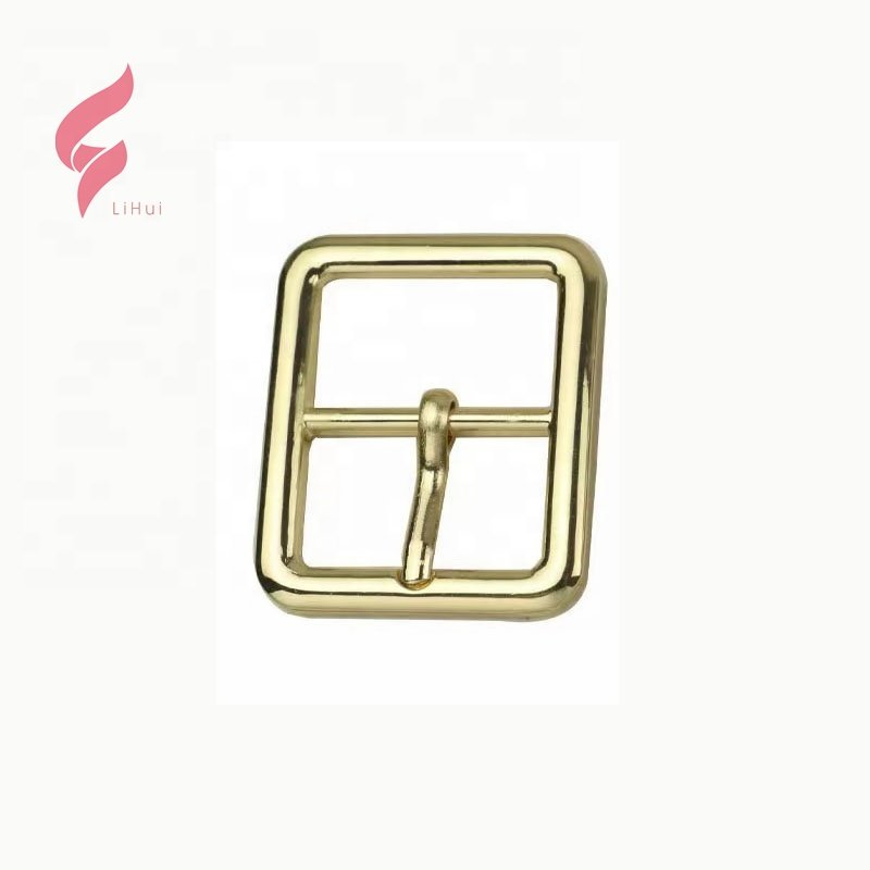 Lihui Fashion custom 25mm gold nickle Swivel metal pin Belt Buckle for backpack