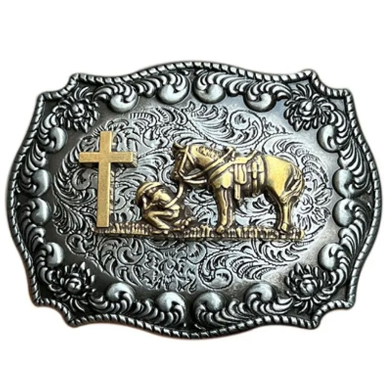 Custom Metal Buckle Belt Logo Fancy Belt Buckle Club Retro Western United States Great American Belt Buckle Stainless Steel