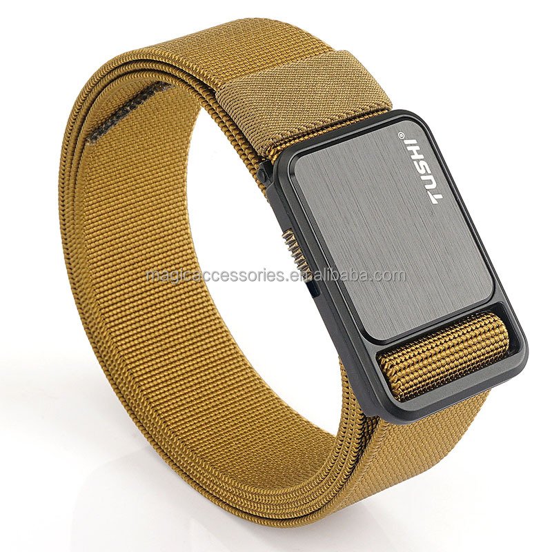 2022 New belt outdoor security adjustable quick release buckle webbing belt