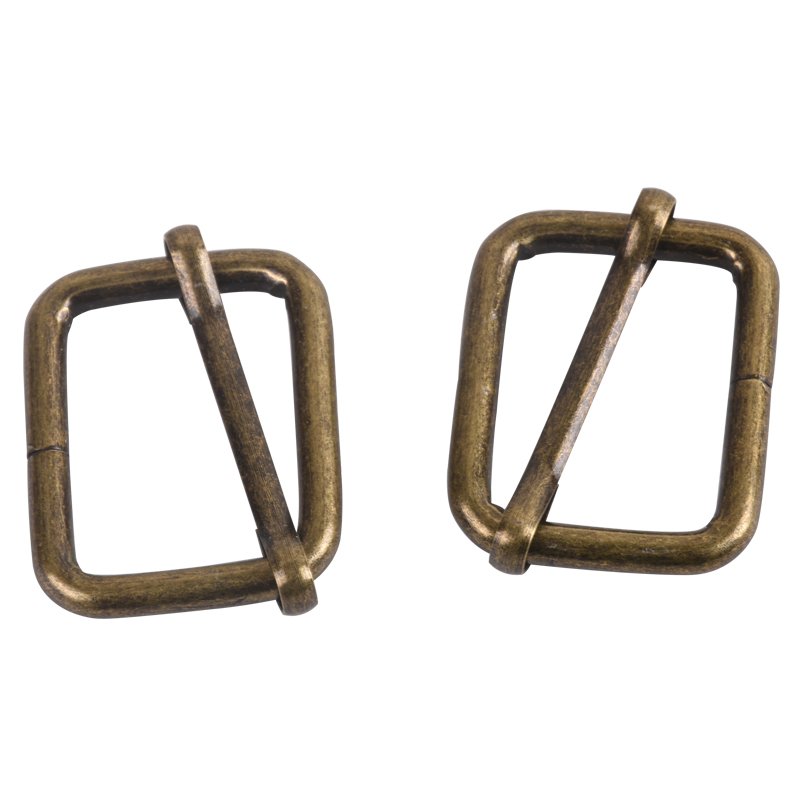 25mm Antique Brass Metal Tri Glide Buckle Adjust Webbing Roller Slider Buckle
