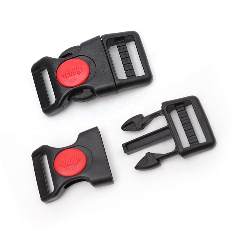 outdoor tactical belt safety plastic release buckle for Nylon Suitcase Belt Luggage Belt Strap