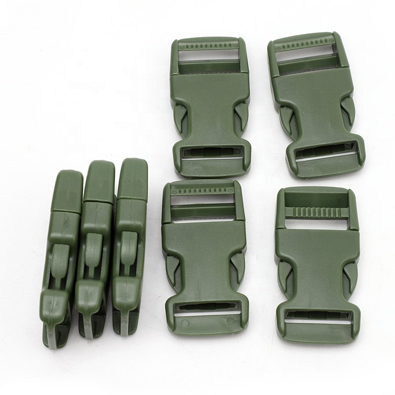 outdoor tactical belt safety plastic release buckle for Nylon Suitcase Belt Luggage Belt Strap
