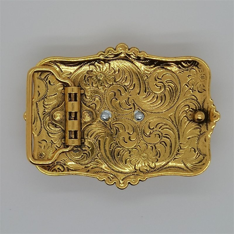 Customizable 38-40mm Retro Casual Western Cowboy Belt Buckle Smooth Zinc Alloy Riding Buckle