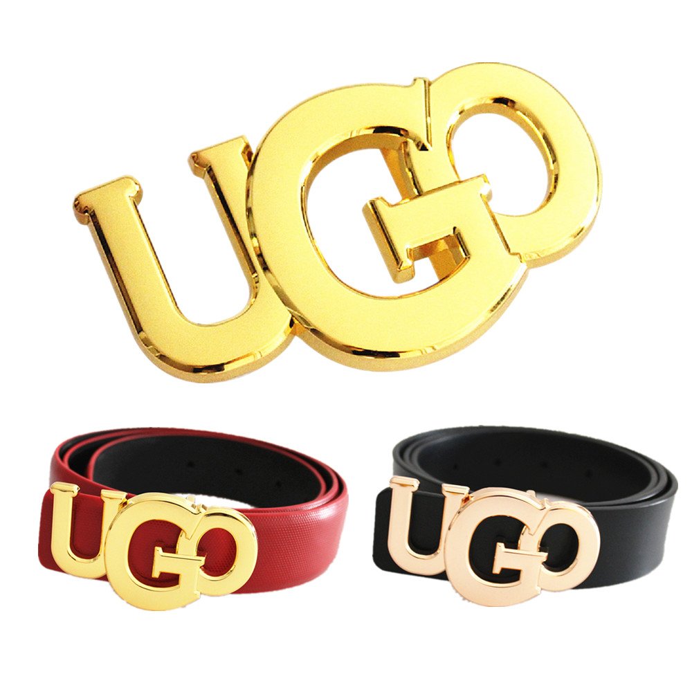 factory accept custom logo brand metal letters plate belt buckle