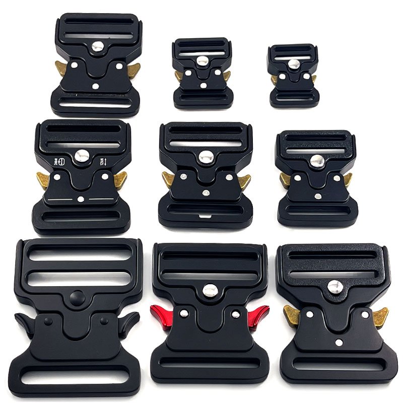 Heavy Duty Accessories Zinc Alloy 45MM 5CM Metal Quick Release Tactical Belt 2 Inch Cobra Buckle 50mm