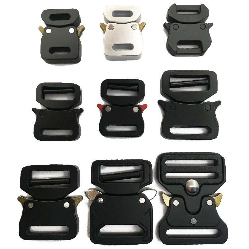 Heavy Duty Accessories Zinc Alloy 45MM 5CM Metal Quick Release Tactical Belt 2 Inch Cobra Buckle 50mm