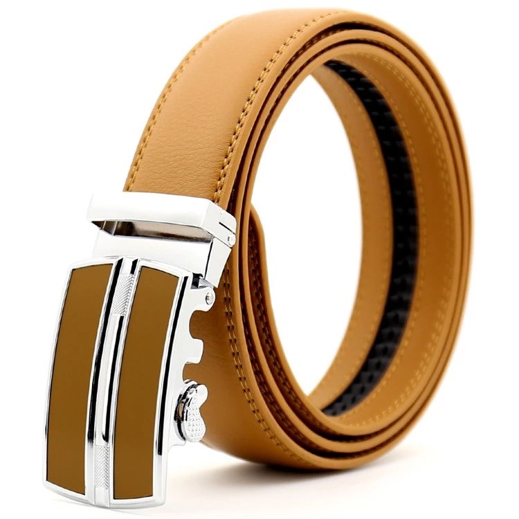 Leather automatic belt buckle wholesale business men automatic belt buckle leisure men leather automatic belt buckle