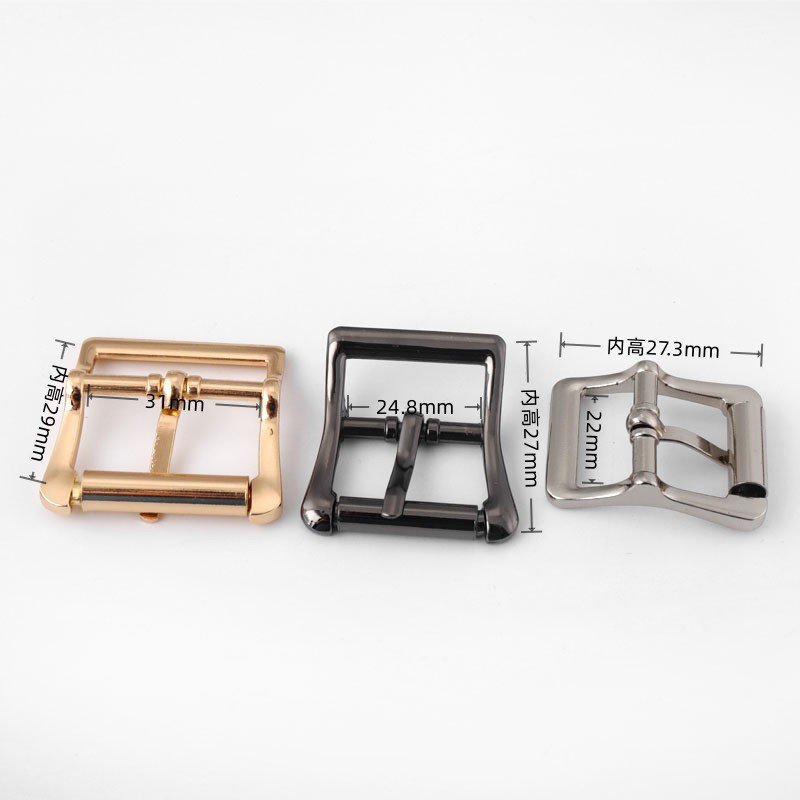 BC018 5/20/25mm Durable Curved Belt Buckles Hardware Garment Accessories For Backpack Strap Clasp Slider With Needle Pin Buckles