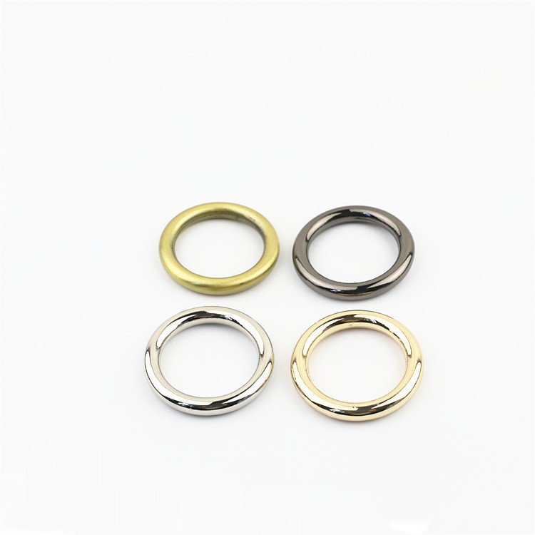 Bag buckle Zinc alloy steel Round O Ring for bag accessories