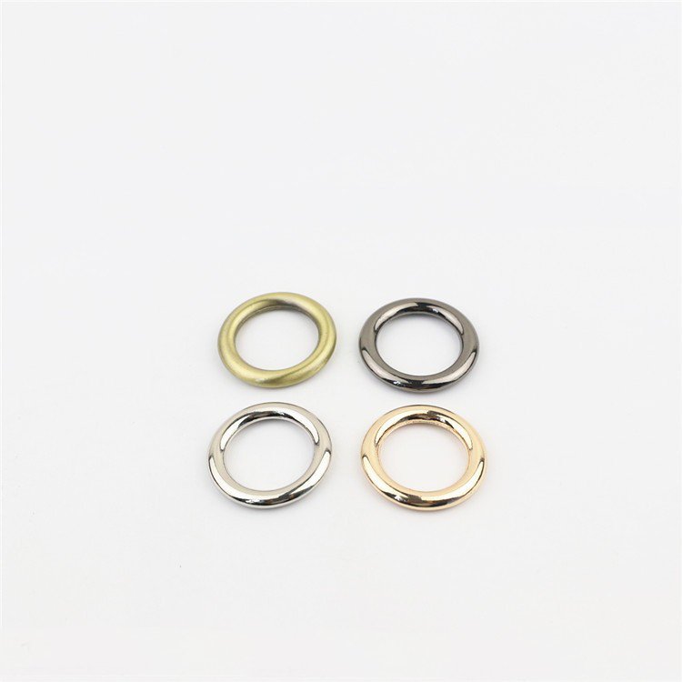 Bag buckle Zinc alloy steel Round O Ring for bag accessories