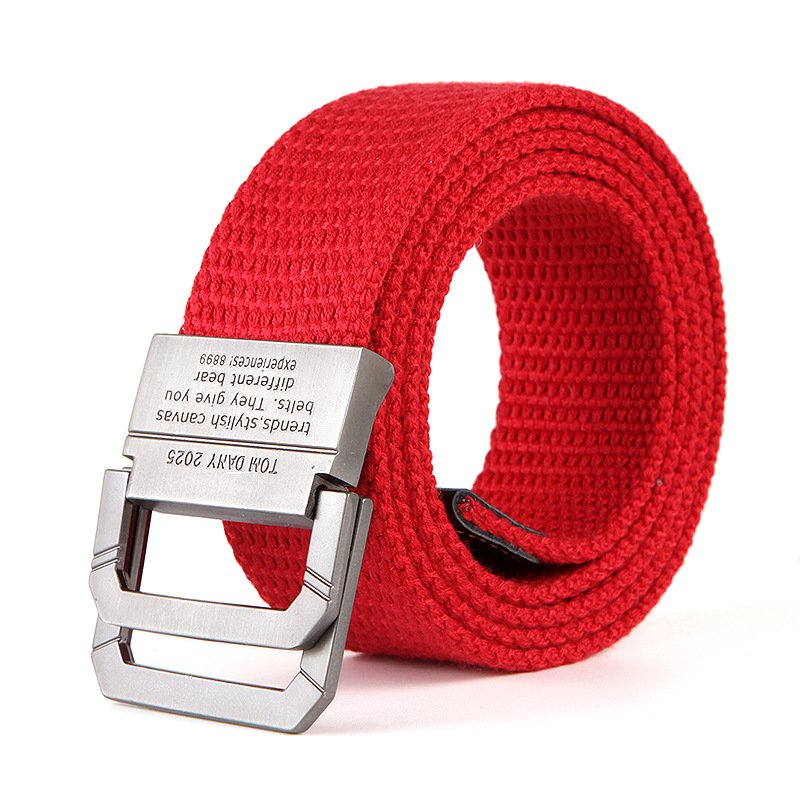 Designer Belt Stylish Nylon Belt Buckle Belt Elastic Material For Men Casual Wear