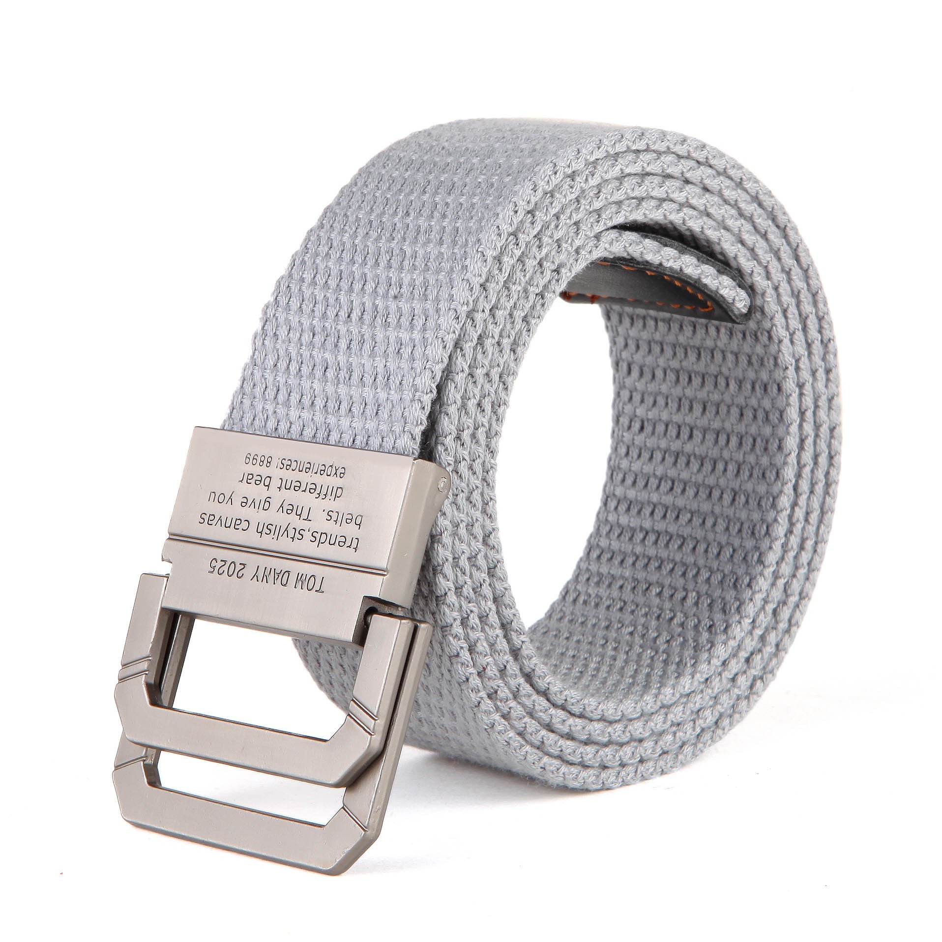 Designer Belt Stylish Nylon Belt Buckle Belt Elastic Material For Men Casual Wear