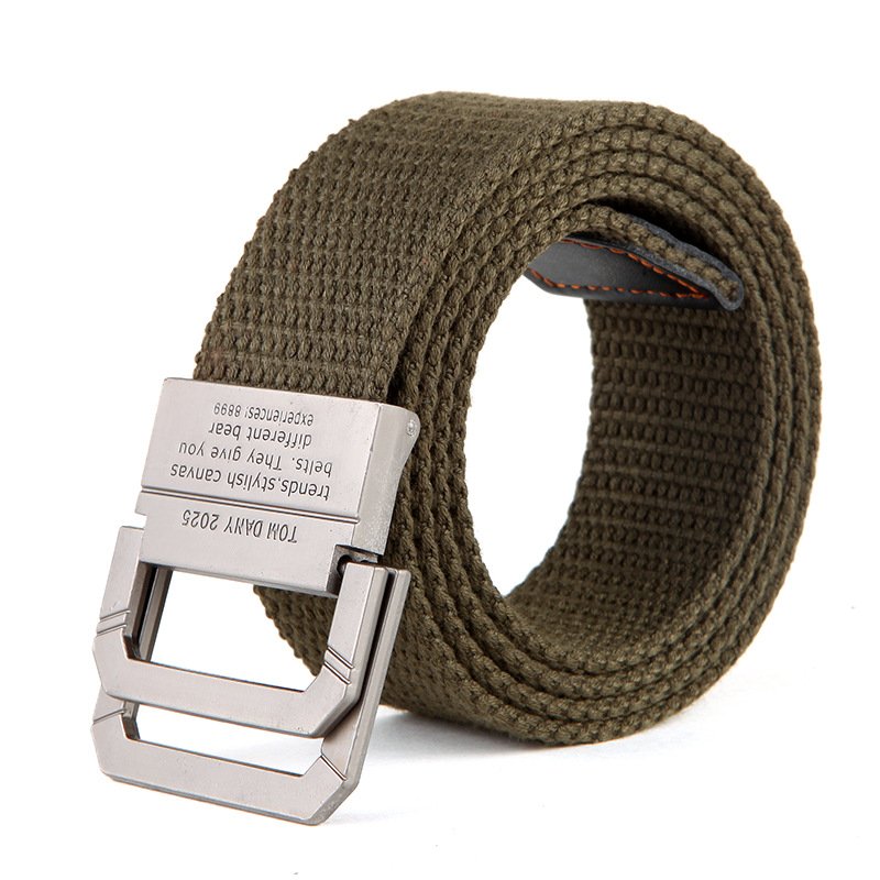 Designer Belt Stylish Nylon Belt Buckle Belt Elastic Material For Men Casual Wear