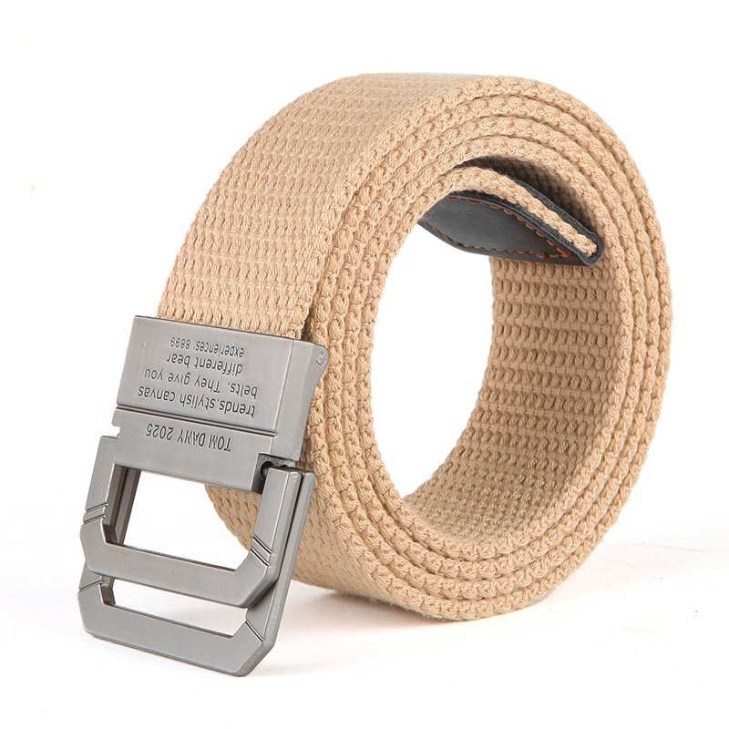 Designer Belt Stylish Nylon Belt Buckle Belt Elastic Material For Men Casual Wear