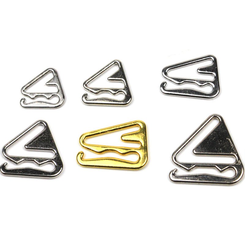 High Quality Lingerie Accessories Bra Buckle Swimwear Clip Accessories Adjuster Metal Ring Slider Bra G Hook