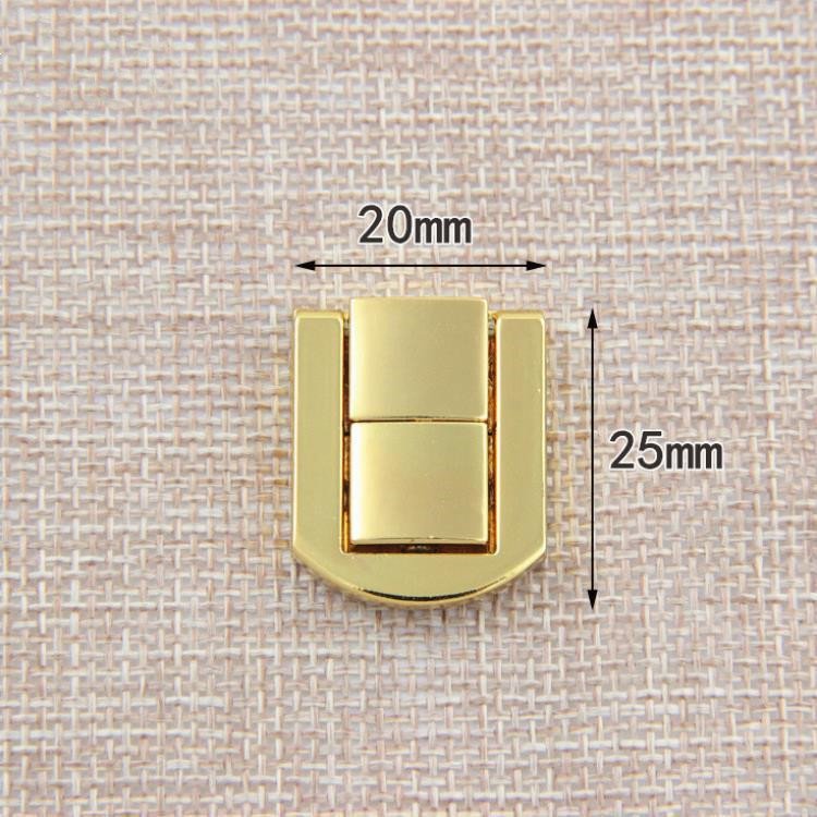 20*25mm golden jewellery box lock metal lock for wooden box