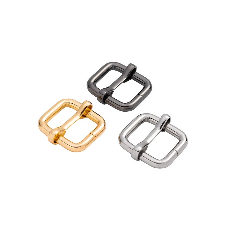 Wholesale Selling Webbing Buckle Handbag Accessories Adjustable Tri Glide Pin Buckle Metal Slider Rectangle Loop for Belt Strap
