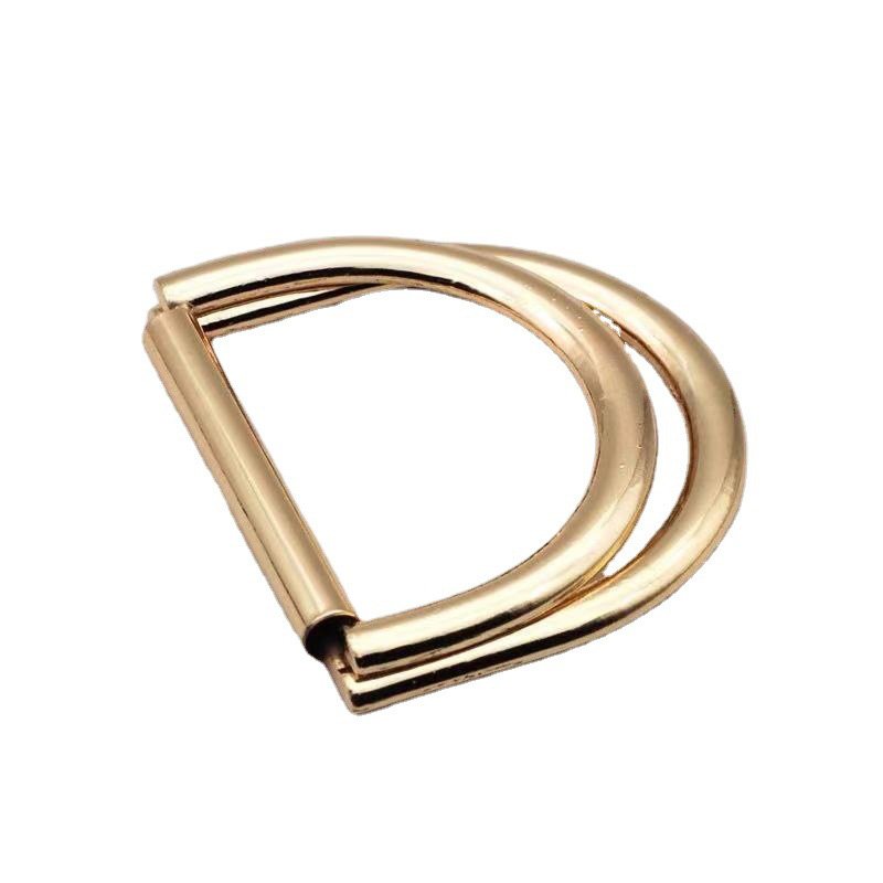 Women's Durable Silver Coat Accessories with Custom Plating Alloy Front Buckle Metal Sluiting Clasp Acrylic Adhesive Masking