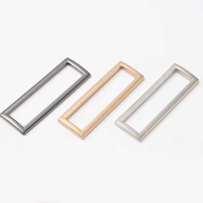 Women's Durable Silver Coat Accessories with Custom Plating Alloy Front Buckle Metal Sluiting Clasp Acrylic Adhesive Masking