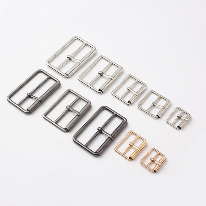 Women's Durable Silver Coat Accessories with Custom Plating Alloy Front Buckle Metal Sluiting Clasp Acrylic Adhesive Masking