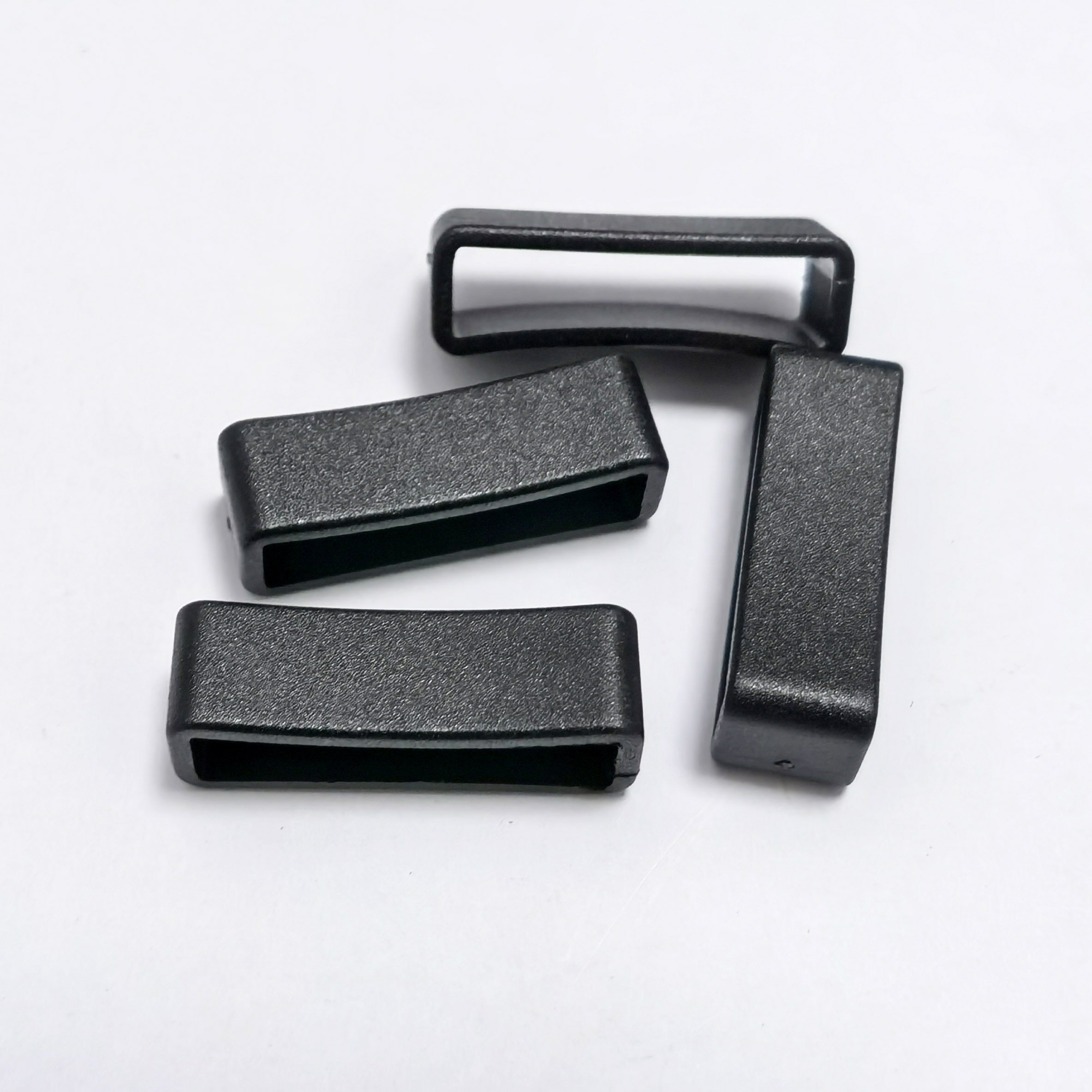 Rectangle Plastic Keepers Clips For Straps Webbing Belt Ribbon Buckle (1" 25mm)