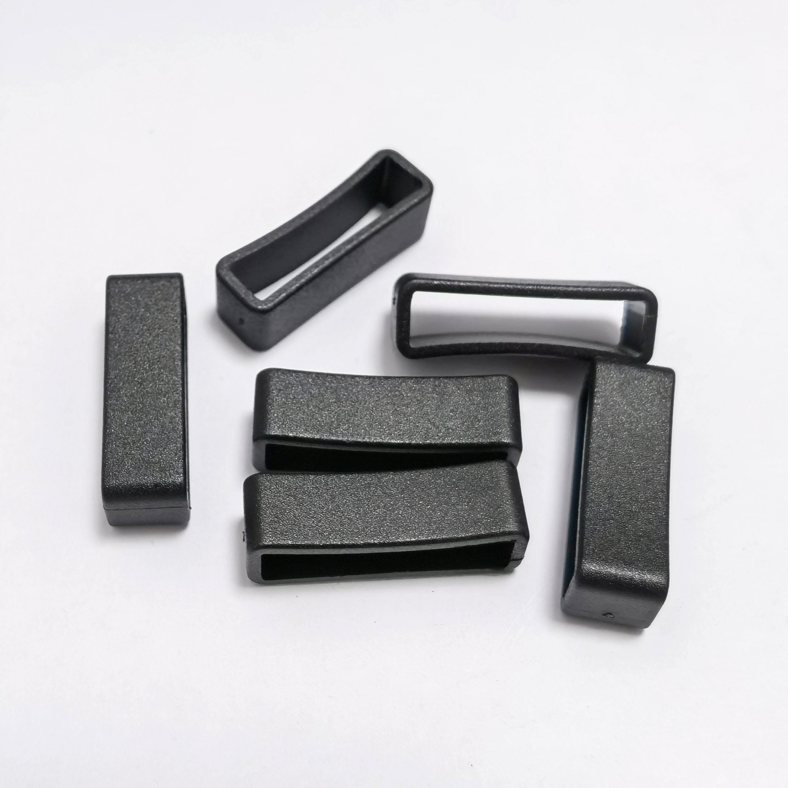 Rectangle Plastic Keepers Clips For Straps Webbing Belt Ribbon Buckle (1" 25mm)