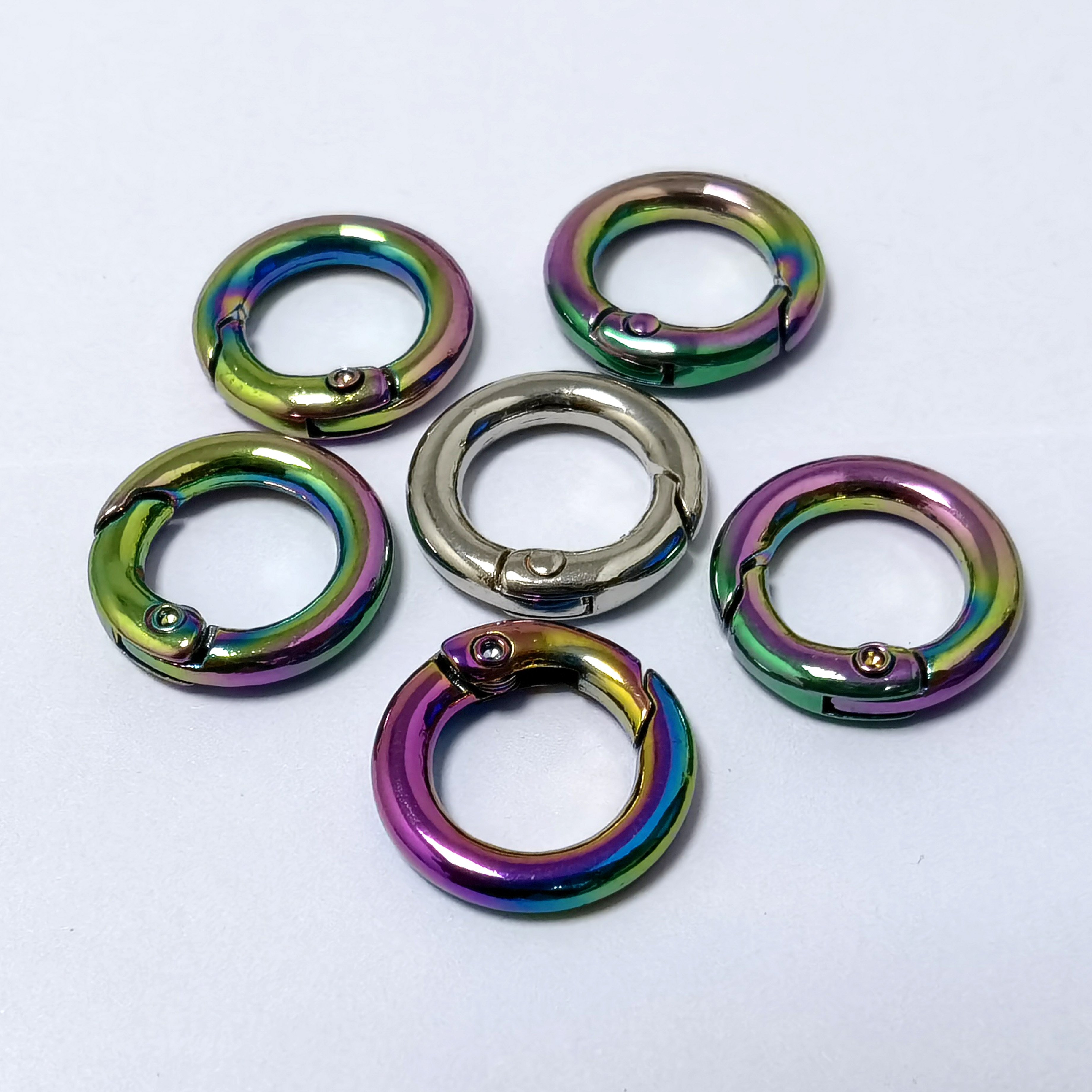 13mm 16mm 20mm 25mm 32mm 38mm 50mm Bag Accessories Bag Strap Open Metal Buckle O Rings Spring Ring