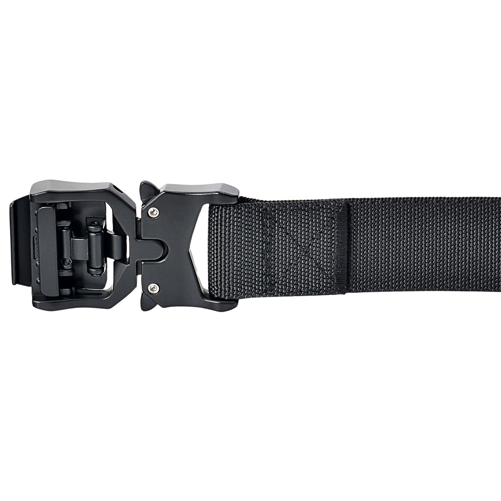 YWHCHI Tactical Belt, Hiking Rigger 1.3" Nylon Web Work Belt with Heavy Duty Quick Release Buckle