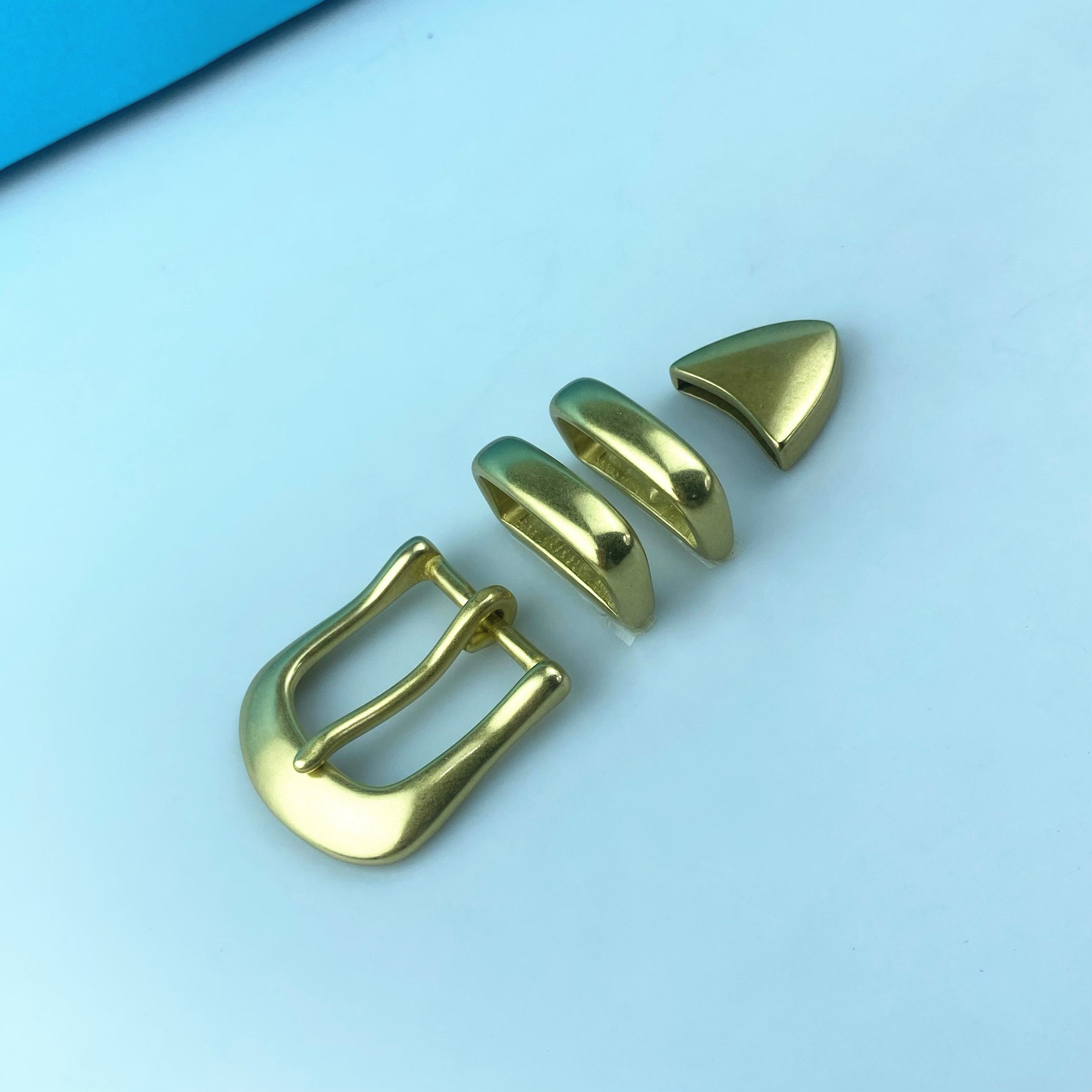 NEW STYLE Metal Cowboy Belt Buckle 30MM American belt buckle SOLID BRASS Belt Buckle Set