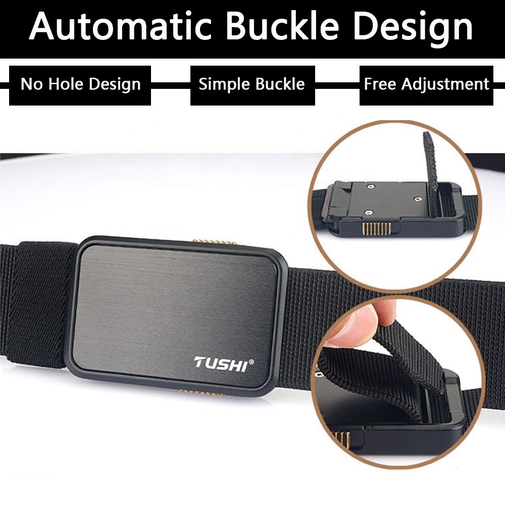 TUSHI New Tactical Belt Canvas Outdoors security Nylon Belt War Battle Metal Buckle Belt Hunting Hiking Sports Fabric Customized