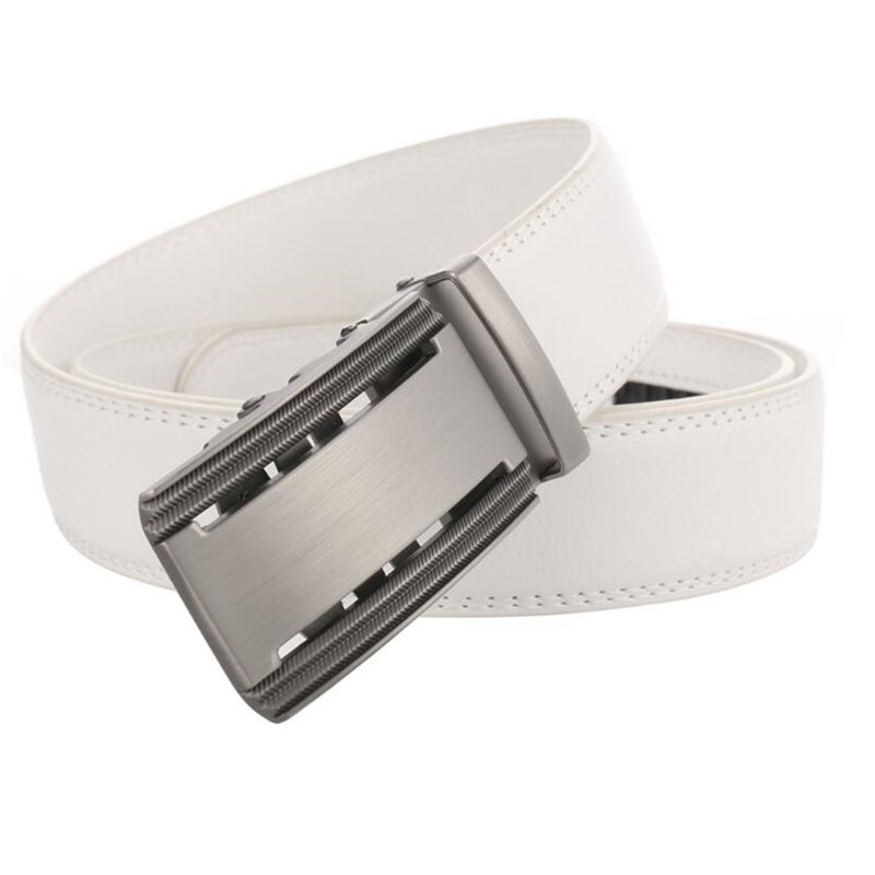 LQbelt Factory Genuine Leather Belt Men's Automatic Buckle Belts For Men Wholesale Belts Leather Men Ratchet