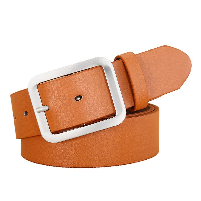 Men's PU Synthetic Leather Belt Metal buckle waistband casual Cheap Price belt Casual jeans for men Gift 3.8cm