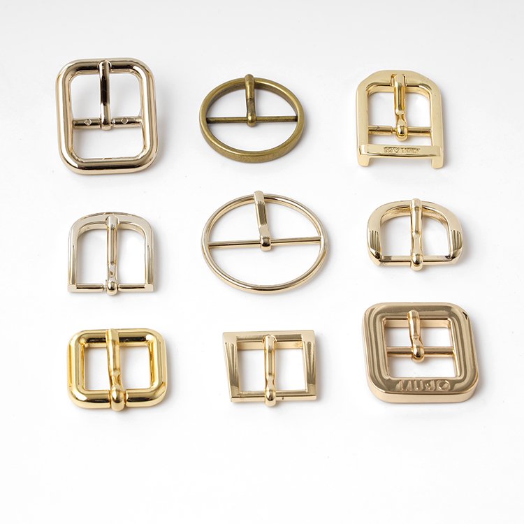 Heavy Duty Metal Pin Ring Buckle Handbag Belt Webbing Pin Half Lock Buckles for Backpack Clothes