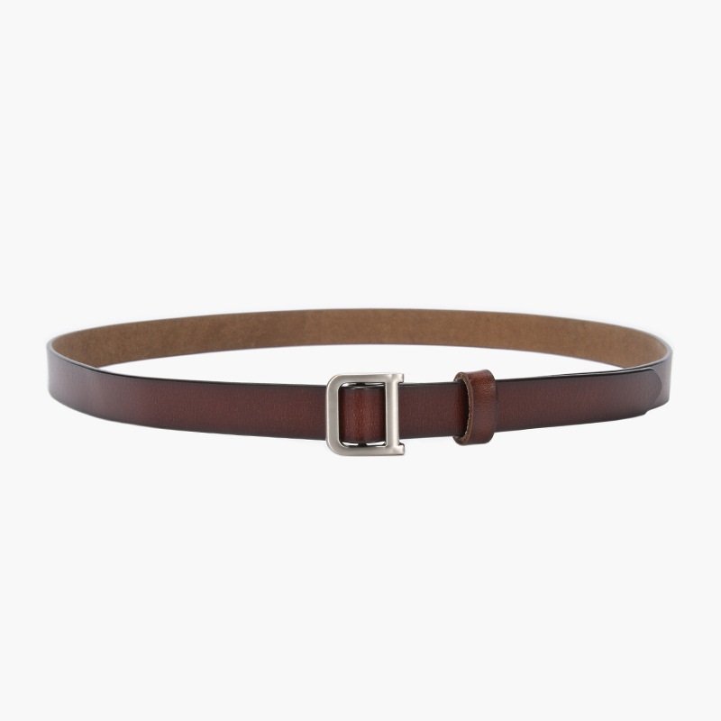 Ladies Square Buckle Belt Alloy Buckle Pu Leather Designer Fashion Fashionable Ladies Belt