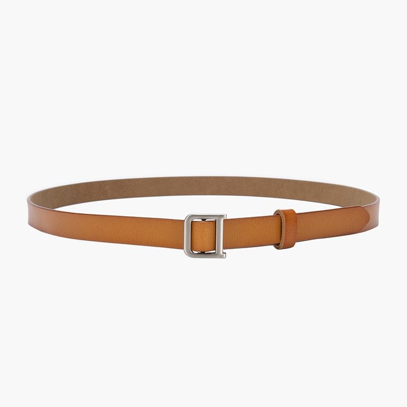 Ladies Square Buckle Belt Alloy Buckle Pu Leather Designer Fashion Fashionable Ladies Belt