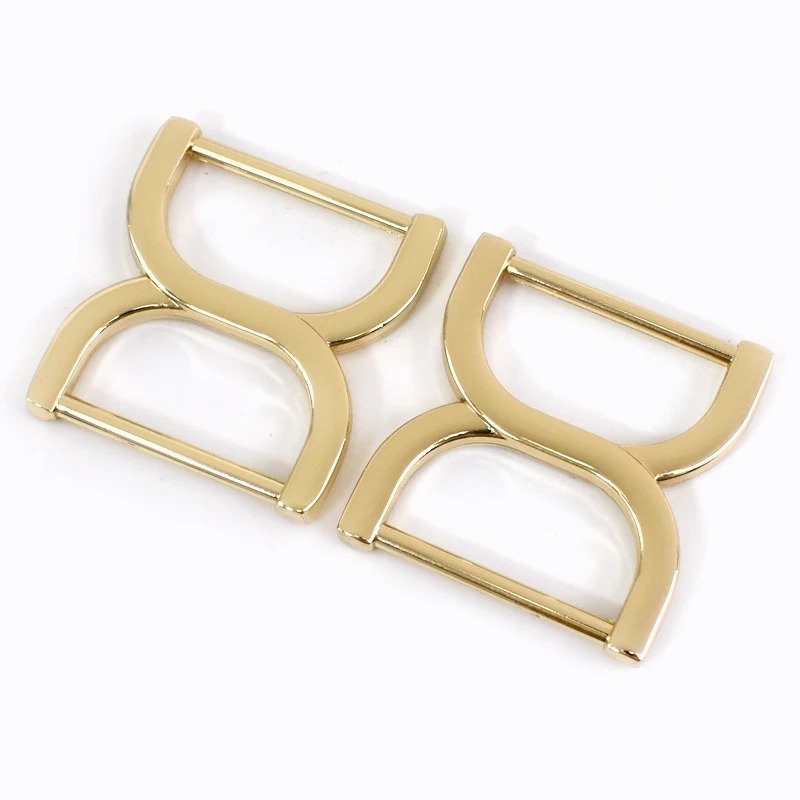 Meetee BF188 25mm Luggage Hardware Accessories Metal Bag Strap Connector Buckles Zinc Alloy Handbag Adjuster Hooks Garment Belt
