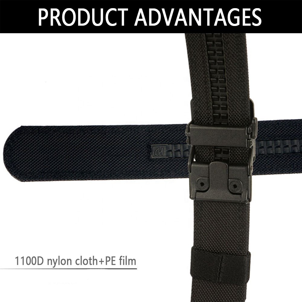 TUSHI Customization Double Layer Environmentally Friendly Nylon Waistband Outdoor Leisure Zinc Alloy Buckle Waistband Wholesale