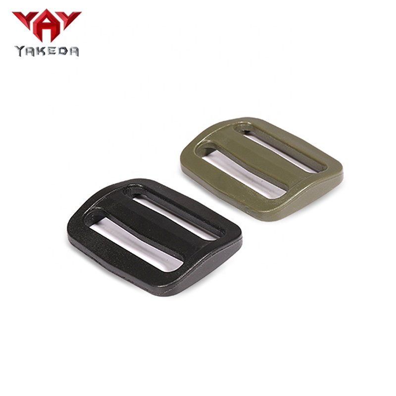 Yakeda 1.5 inch Buckle Tri-glide Buckle Plastic Buckle for Bag Strap Webbing Lanyard