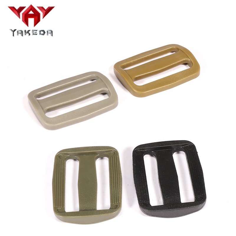 Yakeda 1.5 inch Buckle Tri-glide Buckle Plastic Buckle for Bag Strap Webbing Lanyard