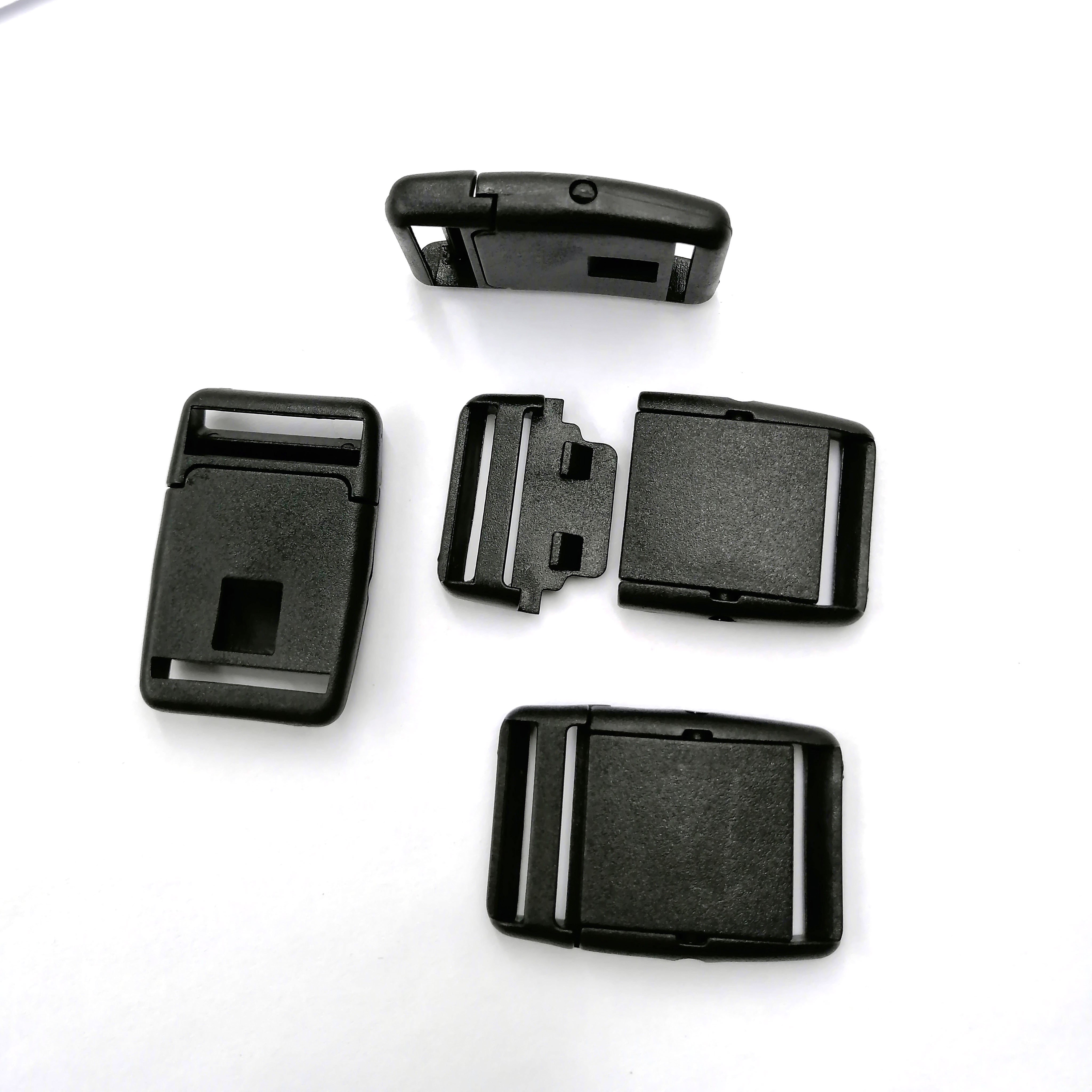 Multi Sizes Climbing Backpack Buckles Plastic Clip Belt Buckles Adjustable Side Release Clasp Buckle