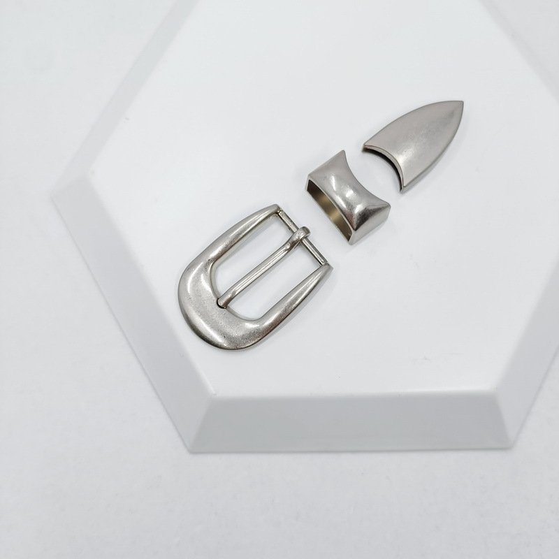 Factory Wholesale New Hotselling Customizable Western Style Belt Buckle Three Piece Set Cowboy Cowgirl Belt Buckle