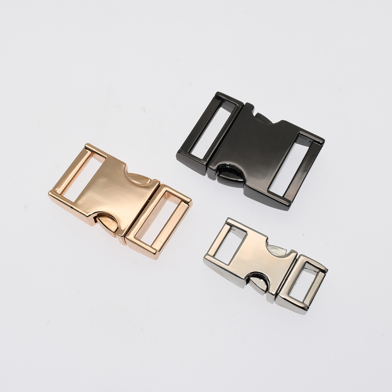 Quick Release Buckles Webbing Strap Connector Backpack metal closure luxury box lock for luggage custom logo available
