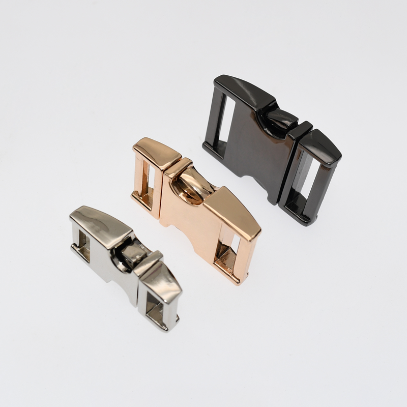 Quick Release Buckles Webbing Strap Connector Backpack metal closure luxury box lock for luggage custom logo available