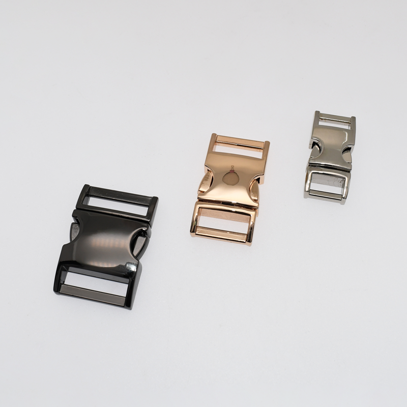 Quick Release Buckles Webbing Strap Connector Backpack metal closure luxury box lock for luggage custom logo available