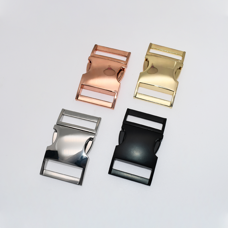 Quick Release Buckles Webbing Strap Connector Backpack metal closure luxury box lock for luggage custom logo available
