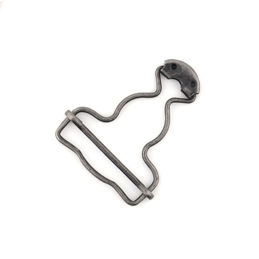 Fashion Metal Gourd Buttons Suspender Adjuster Buckle for Bag Garment